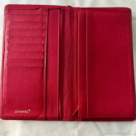 Dark Red Chanel fold wallet !! - Picture 8 of 9